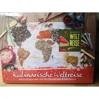 Adventskalender Gewürz Gewürze Mit Kochbuch Bio Kulinarische Weltreise Roth NEU