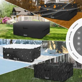 Dokon Gartenmöbel Abdeckung 170 x 95 x 74 cm Wasserdicht