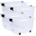 Siena Garden Aufbewahrungsbox Anzio 45 x 33,5 x 25 cm 4-tlg. transparent
