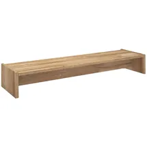 CARO-Möbel Monitorständer Zoom für 2 Monitore 100 x 15 x 27 cm Braun