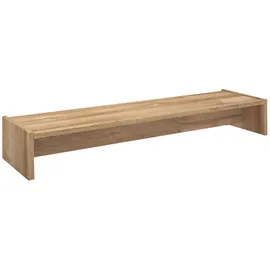 CARO-Möbel Monitorständer Zoom für 2 Monitore 100 x 15 x 27 cm Braun