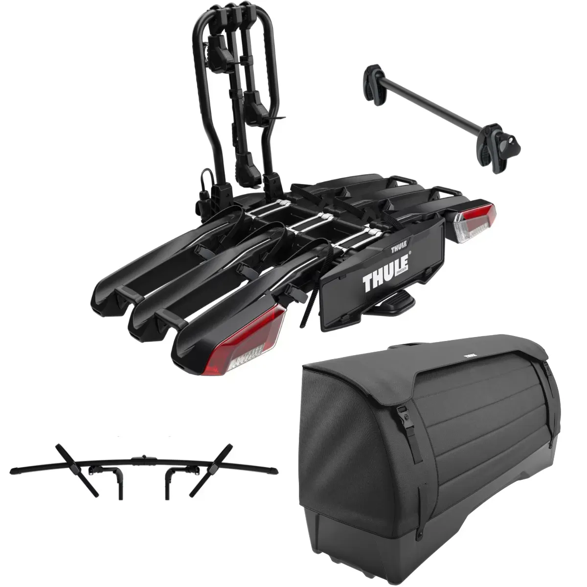 THULE 945 EasyFold 3 3B Fahrradträger 3+1 inkl. Erweiterung + Onto 2 Heckbox