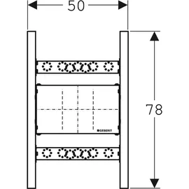 Geberit Duofix Traversenelement Weiß