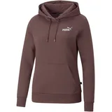 Puma Essentials+ Metallic Embroidery Fleece Hoodie Damen dusty plum S