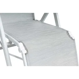 Kettler Basic Plus Relaxsessel 59 x 59 x 108 cm weiß/hellgrau