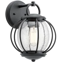 Vandalia Outdoor Wandleuchte schwarz strukturiert Kichler KL-VANDALIA2-S