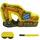 Relaxdays Piñata Baustelle mit Stab & Maske 41 cm x 26,5 cm x 8 cm Mehrfarbig