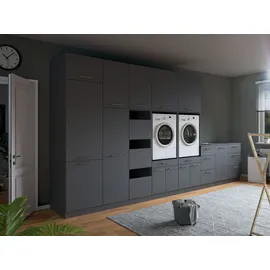 laundreezy Mehrzweckschrank-Set 445 x 238 x 68 cm Grau