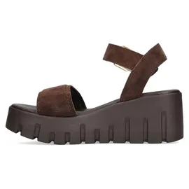TAMARIS Keilsandaletten Damen Braun 42