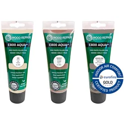 WoodRepair E800 AQUA+ Spachtelmasse, 400g Tube - Farbe: Mahagoni - Menge: 1 Stück (400g Tube)