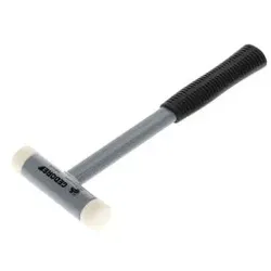 Rückschlagfreier Schonhammer, ø25mm, Stahlrohrstiel, Austauschbare Köpfe