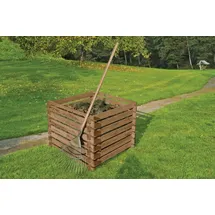 MEGA HOLZ Komposter Holz 90x90x70 cm