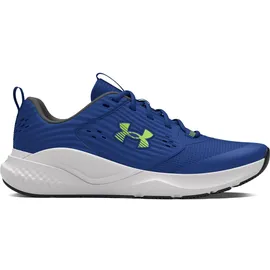 Under Armour Herren Ua Charged Commit 4 Trainingschuhe, Tech Blue Distant Gray Morph Green, 42.5 EU