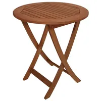 DEGAMO Bistrotisch Ø 65 x 72 cm Braun
