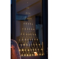 Home-trends24.de LED-Lichterkette LED Lichterkette Tannenbaum Baum Fenster Deko Weihnachtsdeko Timer