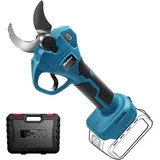 MaxEarn Akku Astschere für Makita BL-18V, 40mm Elektrisch Gartenschere, Max Öffnung 65mm Batterie Schere mit Bürstenlosen Motor, LCD-Display, Baumschere zum Beschneiden von Bäumen (Kein Akku)