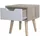 Hti-Living Nachtschrank Thekla 29,3 x 25 x 29,3 cm Weiß
