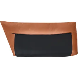 Beliani Sofa REVSNES Kunstleder Goldbraun