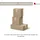 OTTO home AGORDO 80 x 81 x 42 cm Grau