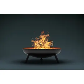 the favilla Feuerschale Bombe Ø 79 cm Schwarz