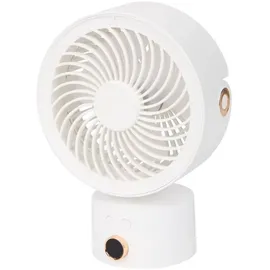Montegoni USB Tischventilator 10 cm Tischventilator Weiß