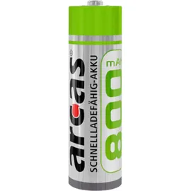 Arcas Akkus Ni-MH AA 2er Blister 800mAh 1,2V HR6 wiederaufladbar