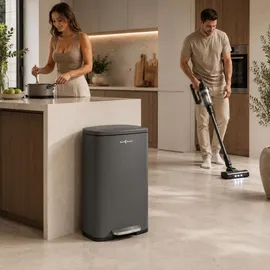 MAXCRAFT Treteimer 50 l Grau