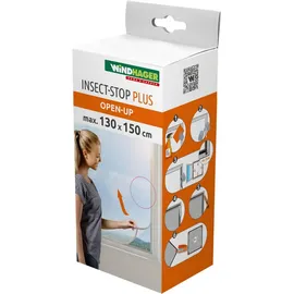 WINDHAGER Insektenschutz Open-Up 130 x 150 cm Grau
