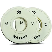 Matchu Sports Mini Fractional Plates Beige 0,5 kg