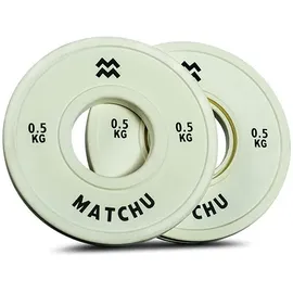 Matchu Sports Mini Fractional Plates Beige 0,5 kg