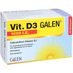 Vit. D3 GALEN 1000 I.E.