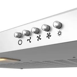Ciarra Unterbauhaube 60 cm Silber