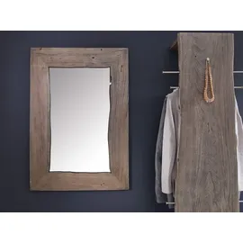 MASSIVMOEBEL24.DE Spiegel Akazie 100x3x70 braun lackiert PURE ACACIA #813