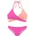 BENCH Triangel-Bikini Damen Orange/Pink 38 Cup C/D