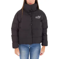 PUMA Better Polyball Damen Winter-Jacke mit Stehkragen Stepp-Jacke mit warmCELL-Technologie und windCELL-Technologie 675367 01 Schwarz - S