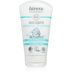 Lavera Basis Sensitiv sanftes Reinigungsgel für normale Haut und Mischhaut 125 ml