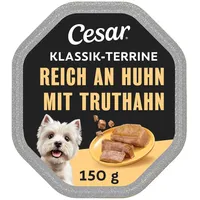 Cesar Klassiker Huhn & Truthahn 14 x 150 g