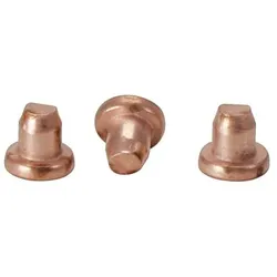 Nieten 5x8,2mm verkupfert, 100er Pack