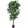 Goplus 180cm/120cm Ficusbaum mit Topf, Kunstbaum mit 1008/504 Blättern und Echtholzstamm, Dekopflanze für Wohnzimmer oder Balkon, Kunstpflanze aus Polyester und Holz, inkl. Topfabdeckung (180 cm)
