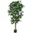Goplus 180cm/120cm Ficusbaum mit Topf, Kunstbaum mit 1008/504 Blättern und Echtholzstamm, Dekopflanze für Wohnzimmer oder Balkon, Kunstpflanze aus Polyester und Holz, inkl. Topfabdeckung (180 cm)