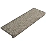 vidaXL Stufenmatten Selbstklebend 15 Stk. Grau und Beige 65x21x4 cm