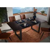 MASSIVMOEBEL24.DE Esszimmertisch 200 x 76 x 100 cm braun