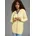 FLASHLIGHTS Sweatjacke FLASHLIGHTS Damen Gr 48/50 hellgelb Interlock Obermaterial 95 Baumwolle 5 Elasthan Kapuzenfutter 100 Baumwolle unifarben Basic lässig geschnitten Po-bedeckend Sweatjacken Sweatjacke in langer Form mit Zipper