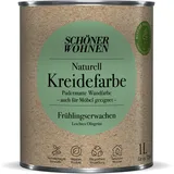 Schöner Wohnen Farbe Naturell Kreidefarbe 'Frühlingserwachen' olivgrün matt 1 l