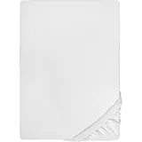 biberna 0077866 Jersey-Elastic 120 x 200 - 130 x 220 cm weiß
