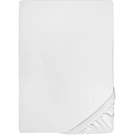 biberna 0077866 Jersey-Elastic 120 x 200 - 130 x 220 cm weiß