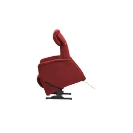 Hukla Relaxsessel Pierre Flachgewebe 75 x 108 x 87 cm Rot elektrisch