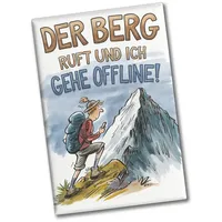 Speecheese Der Berg Ruft Souvenir Souvenir Magnet Wanderer mit