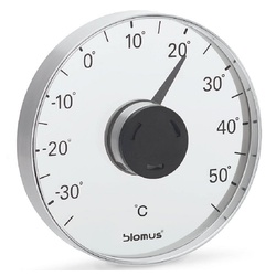 blomus Gartenthermometer Fensterthermometer Grado Thermometer mit Celsius Skala selbstklebend