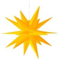 AMARE LED 3D Außenstern gelb ca. 57 x 48